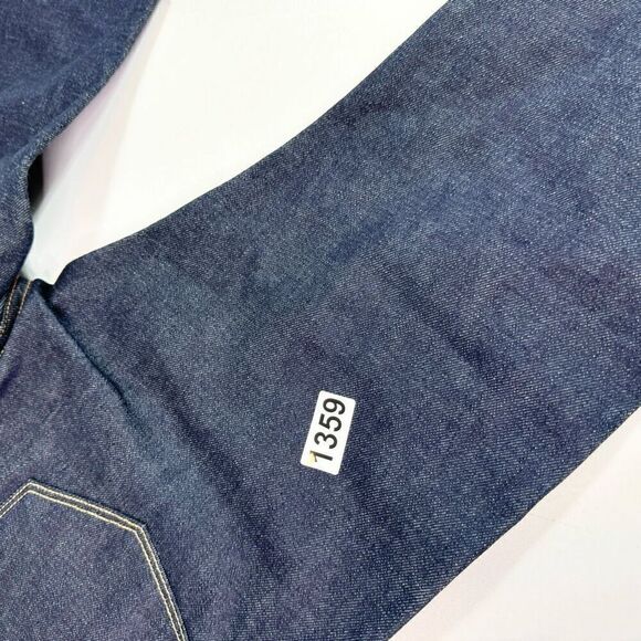 Buck Mason Jeans Mens Size 32 Blue Cotton Five Pocket Button Fly Denim New - Picture 11 of 11